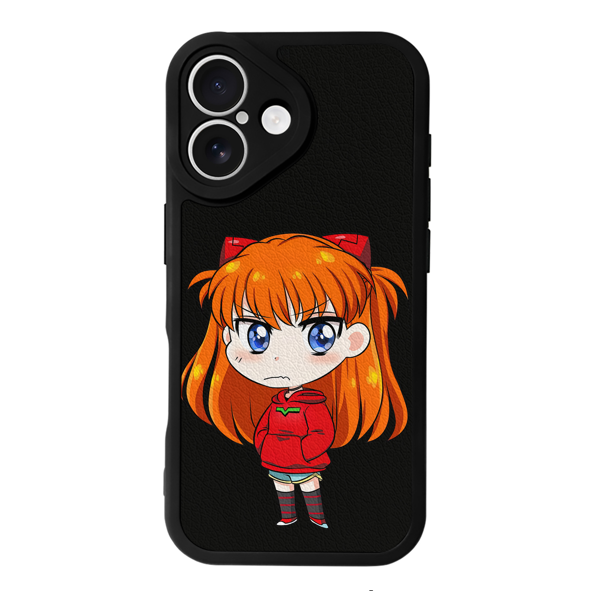 （画像用） EVA 新世紀エヴァンゲリオン 【iPhone 16シリーズ対応】シリコンスマホケース（レザー調） 材質：シリコン
